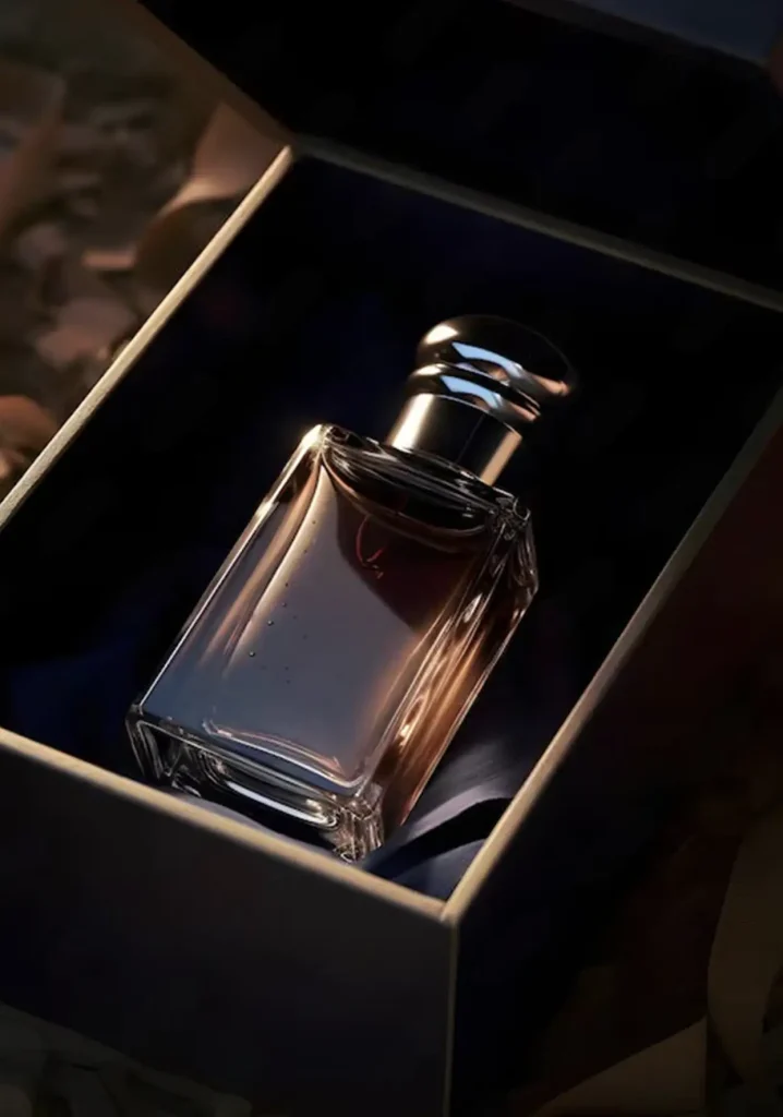 perfume making with box